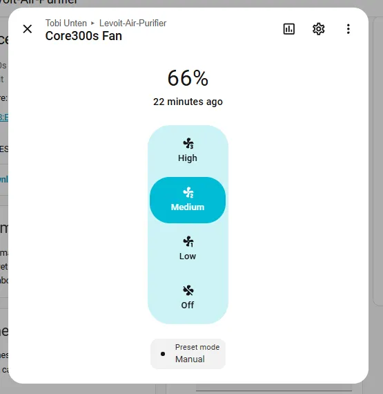 Home Assistant UI - Fan Home Assistant UI - Fan